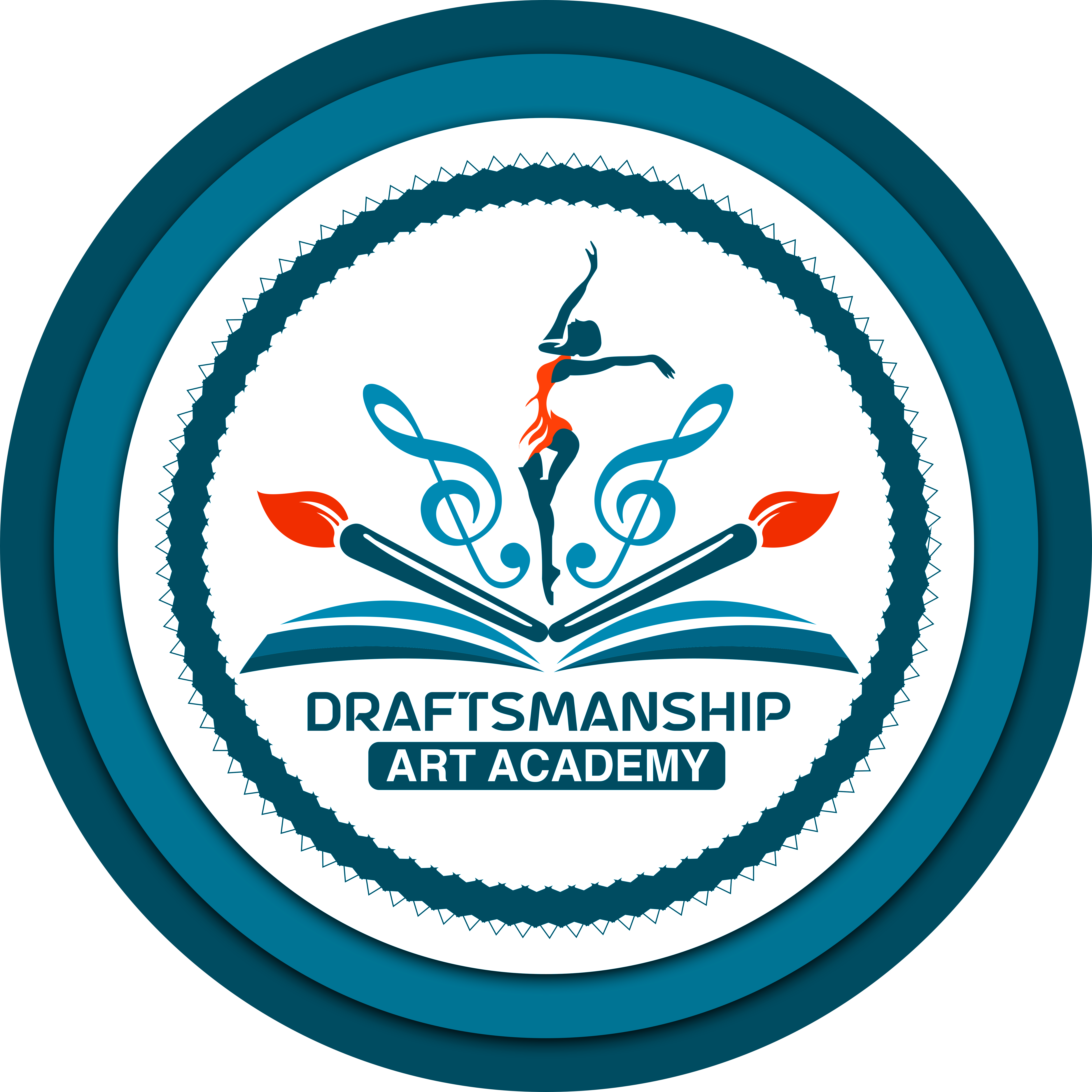 Draftmenship art academy Logo
